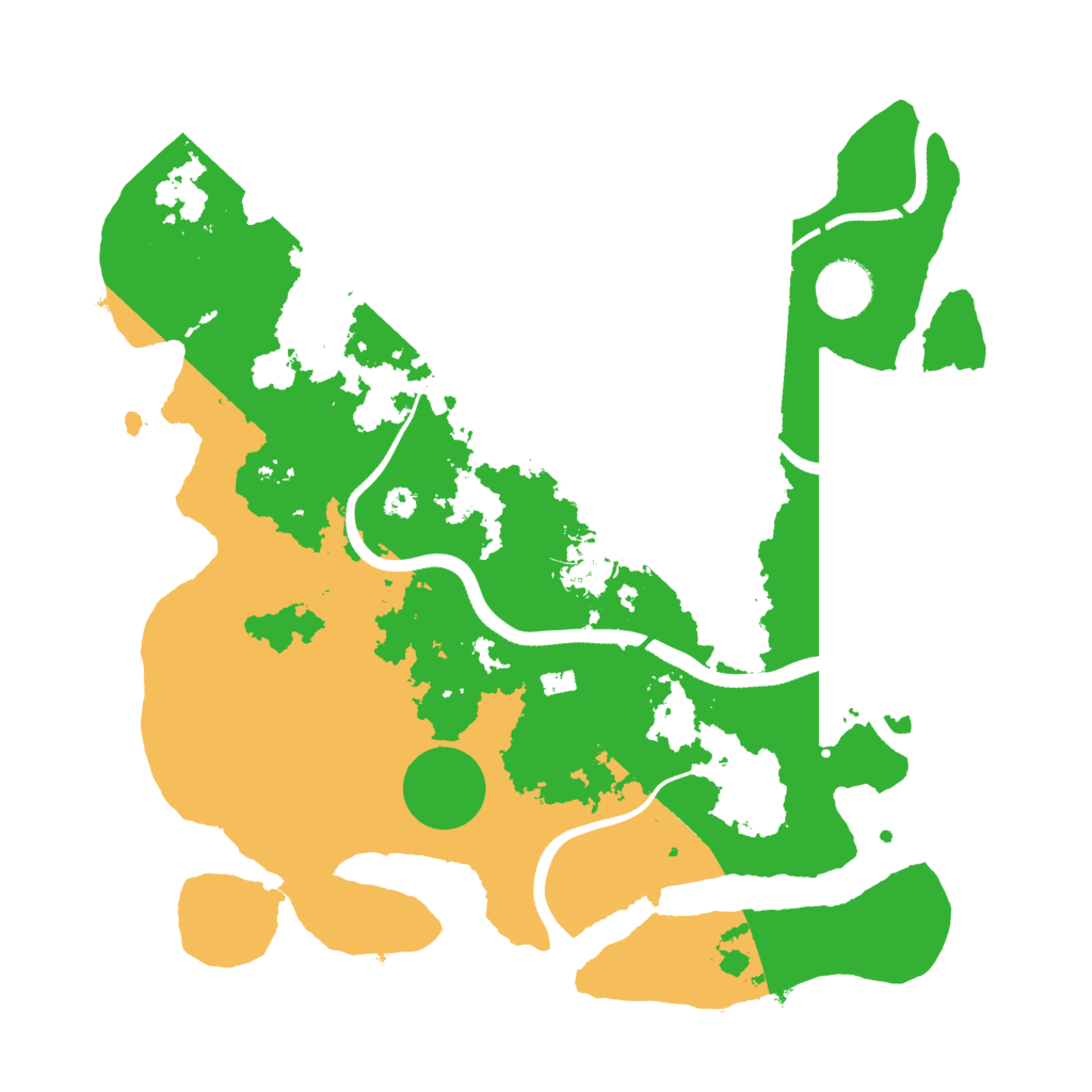 Biome Rust Map: Procedural Map, Size: 3500, Seed: 470634456