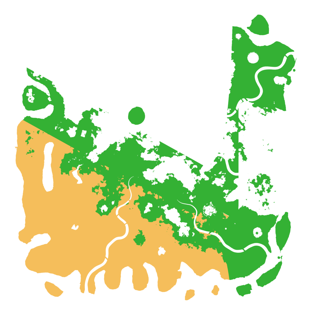 Biome Rust Map: Procedural Map, Size: 5000, Seed: 1977863127