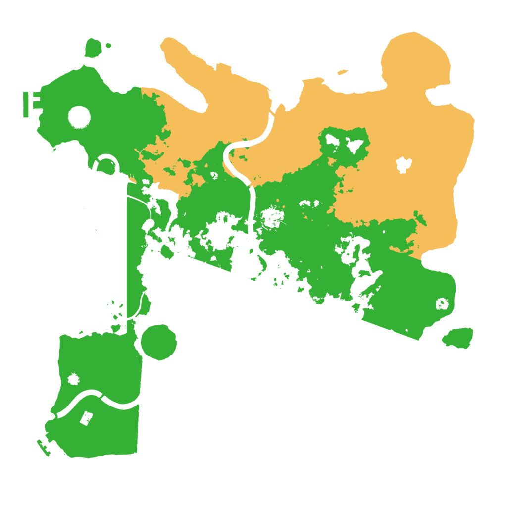 Biome Rust Map: Procedural Map, Size: 4000, Seed: 132312337