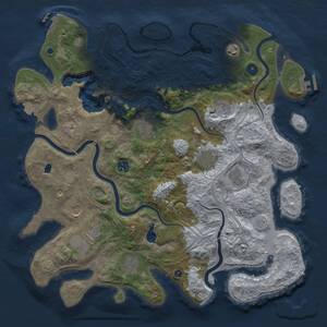 Thumbnail Rust Map: Procedural Map, Size: 4255, Seed: 353645913, 16 Monuments