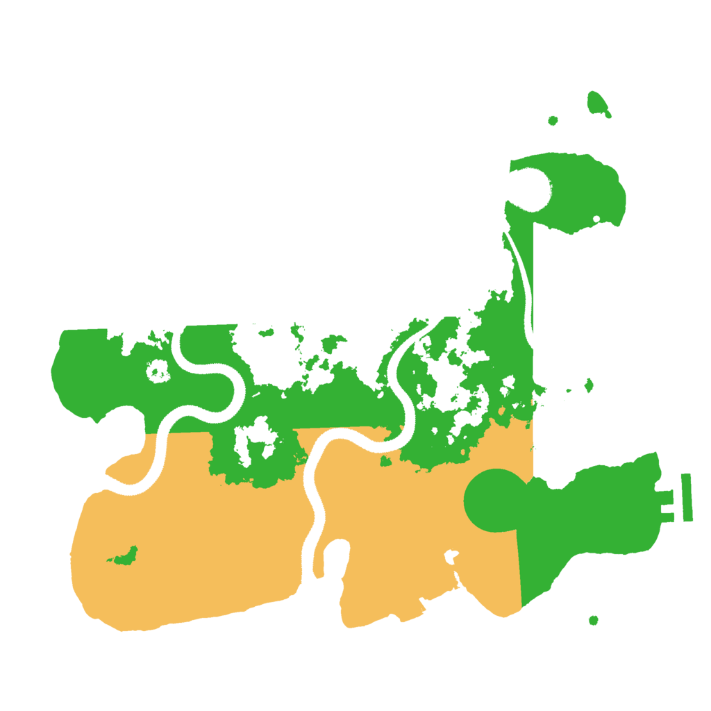 Biome Rust Map: Procedural Map, Size: 3000, Seed: 8203917