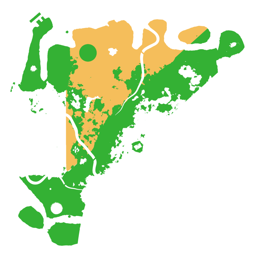 Biome Rust Map: Procedural Map, Size: 4000, Seed: 122953709