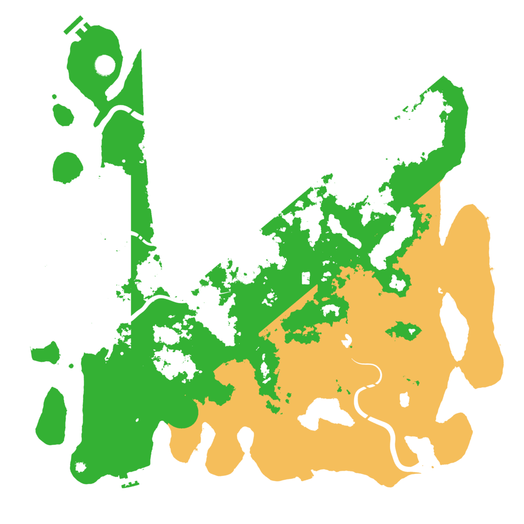 Biome Rust Map: Procedural Map, Size: 4500, Seed: 5554883