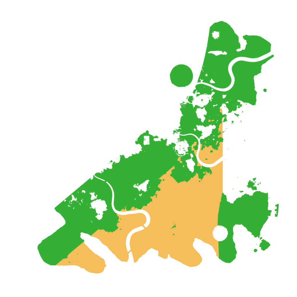 Biome Rust Map: Procedural Map, Size: 3500, Seed: 1183606025