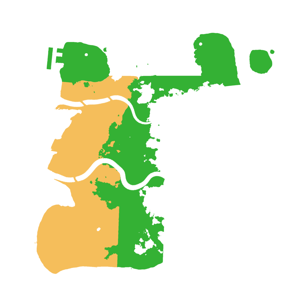 Biome Rust Map: Procedural Map, Size: 2800, Seed: 427908170