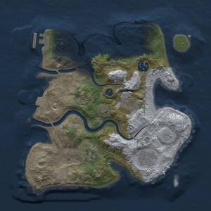 Thumbnail Rust Map: Procedural Map, Size: 2800, Seed: 427908170, 8 Monuments