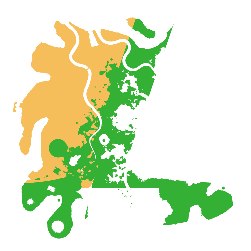 Biome Rust Map: Procedural Map, Size: 3600, Seed: 20260704