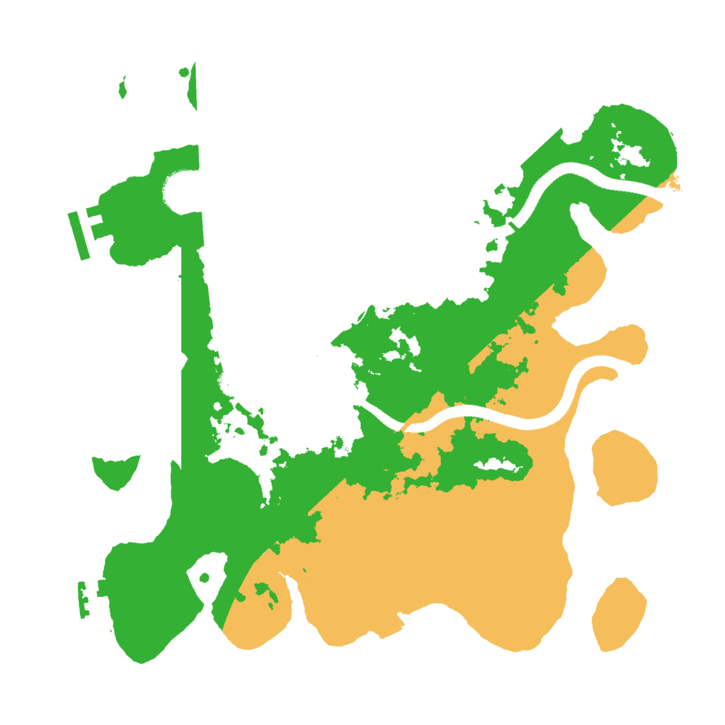 Biome Rust Map: Procedural Map, Size: 3000, Seed: 890682400