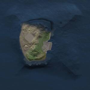 Thumbnail Rust Map: Procedural Map, Size: 1250, Seed: 128472607, 1 Monuments