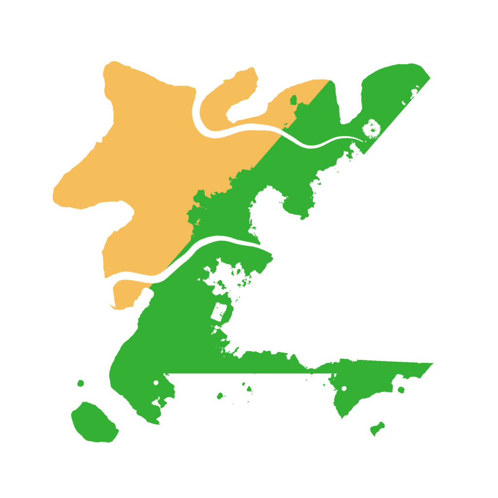 Biome Rust Map: Procedural Map, Size: 3000, Seed: 854129