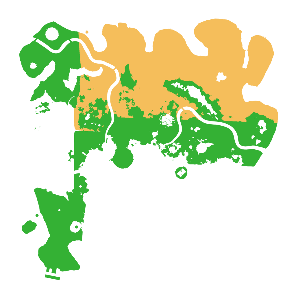 Biome Rust Map: Procedural Map, Size: 4000, Seed: 14341
