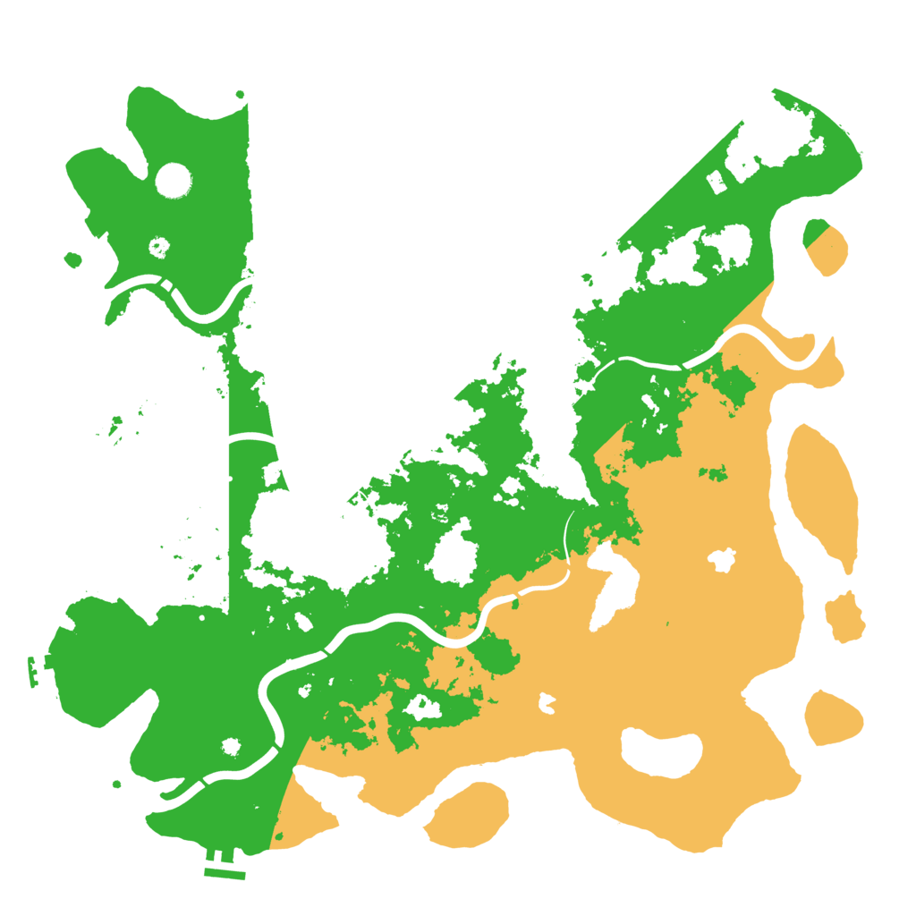 Biome Rust Map: Procedural Map, Size: 4500, Seed: 192642457