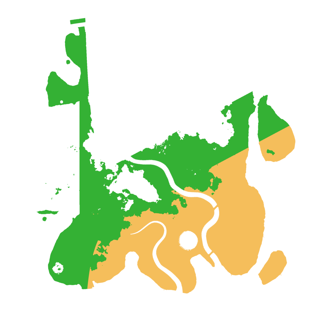 Biome Rust Map: Procedural Map, Size: 3000, Seed: 36692