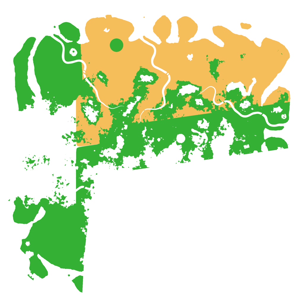 Biome Rust Map: Procedural Map, Size: 6000, Seed: 106107298