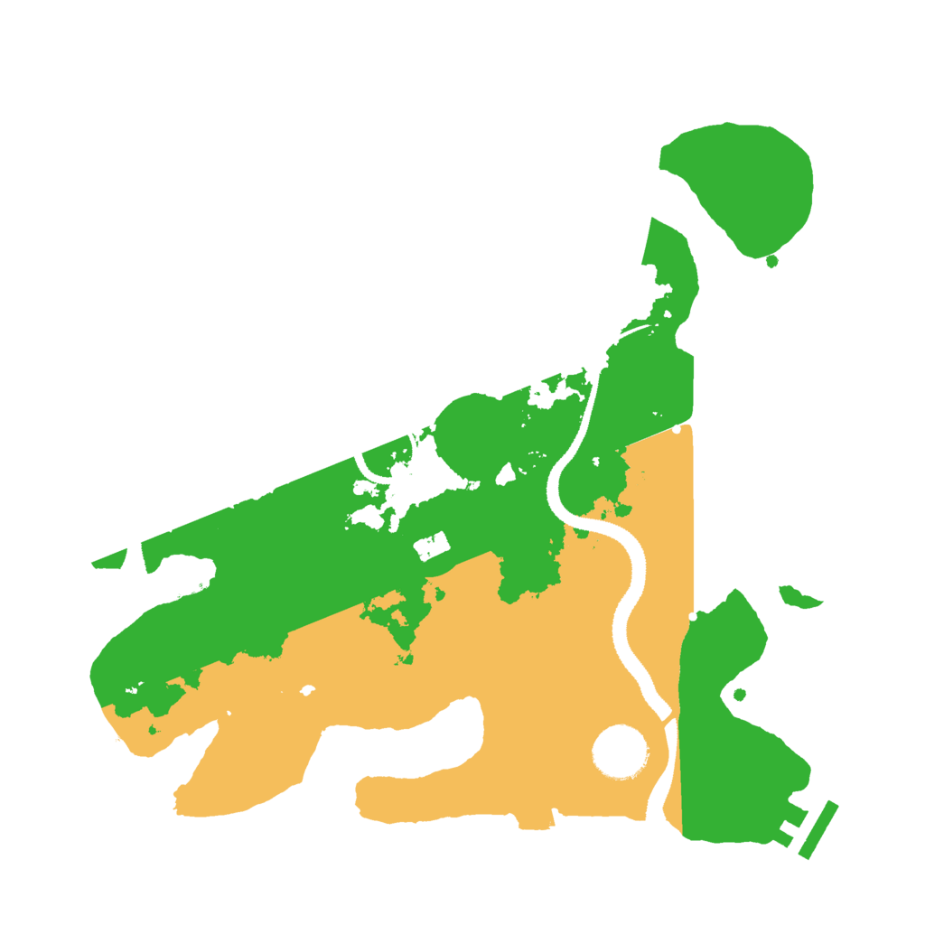 Biome Rust Map: Procedural Map, Size: 3000, Seed: 662464600