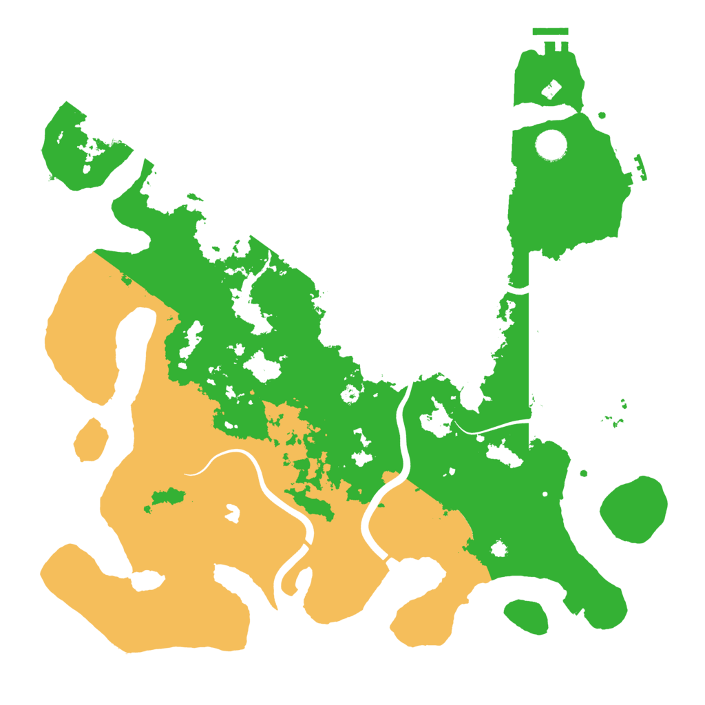 Biome Rust Map: Procedural Map, Size: 4000, Seed: 26258