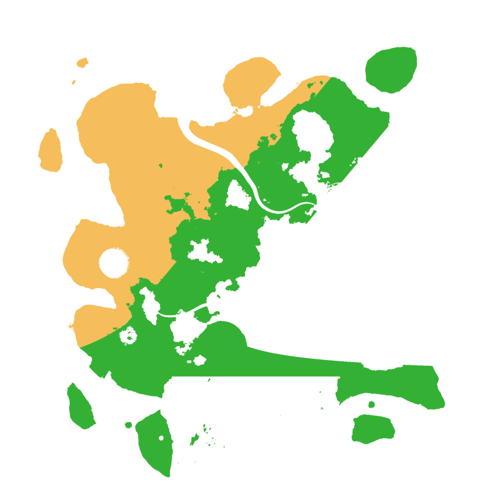 Biome Rust Map: Procedural Map, Size: 3000, Seed: 7970