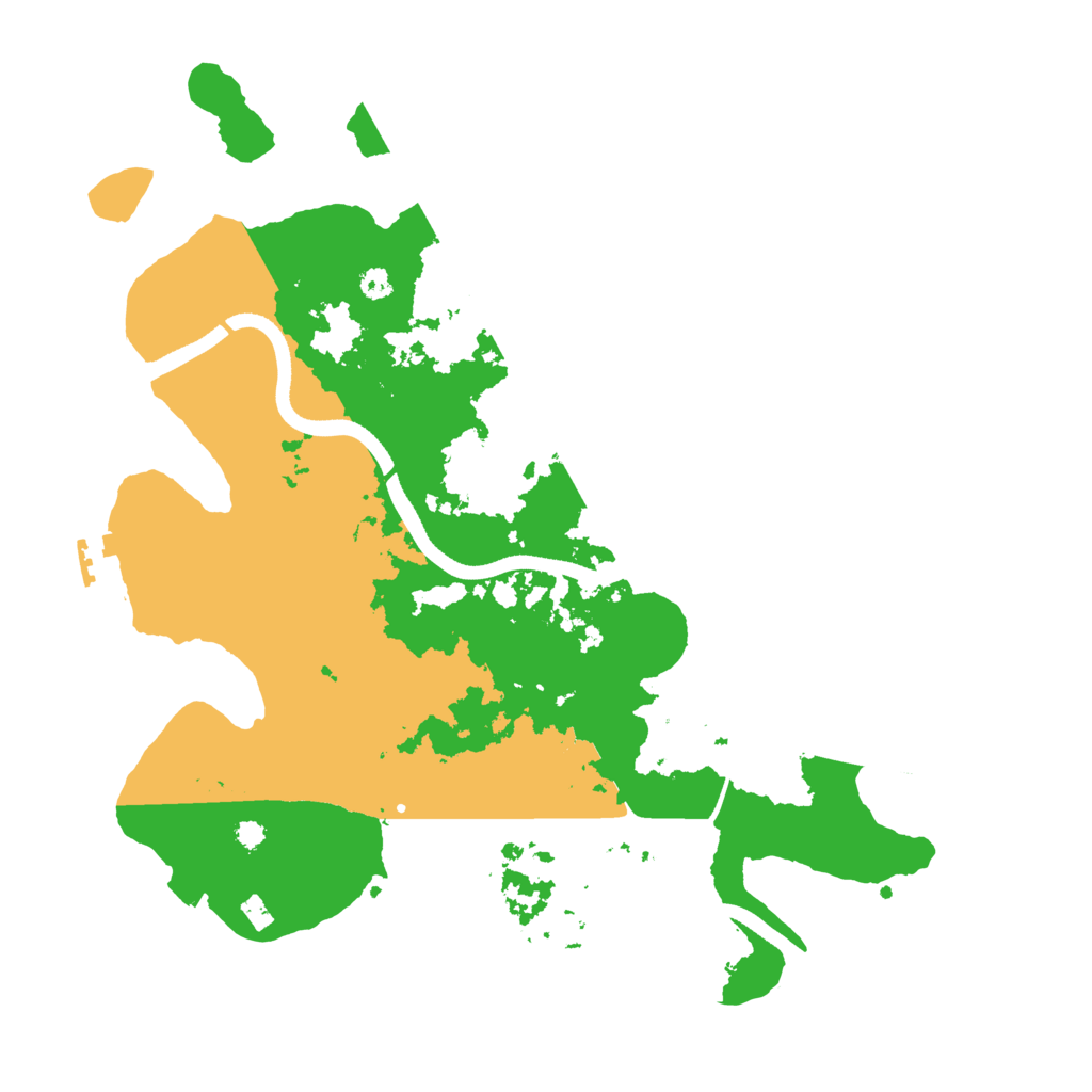 Biome Rust Map: Procedural Map, Size: 3500, Seed: 1939109582