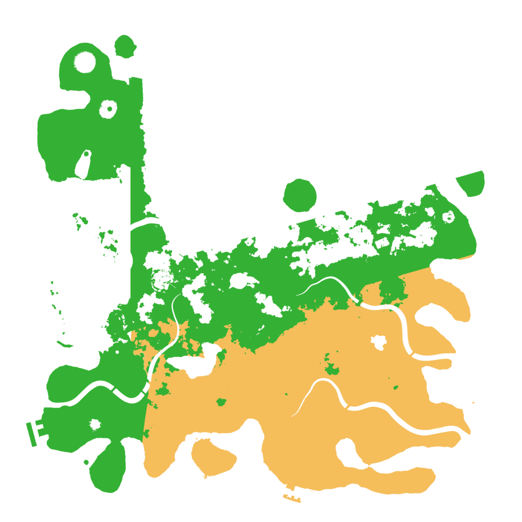 Biome Rust Map: Procedural Map, Size: 4300, Seed: 939411492