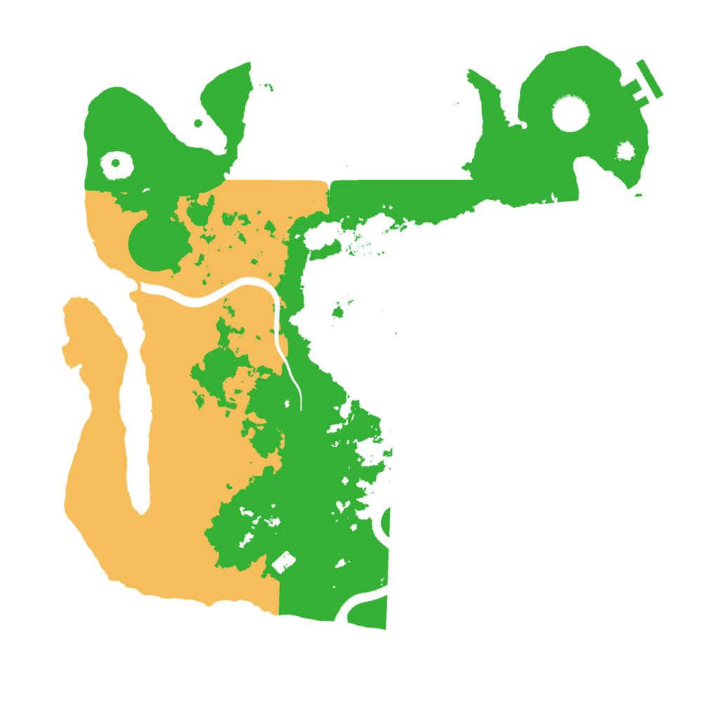 Biome Rust Map: Procedural Map, Size: 3500, Seed: 1936562867