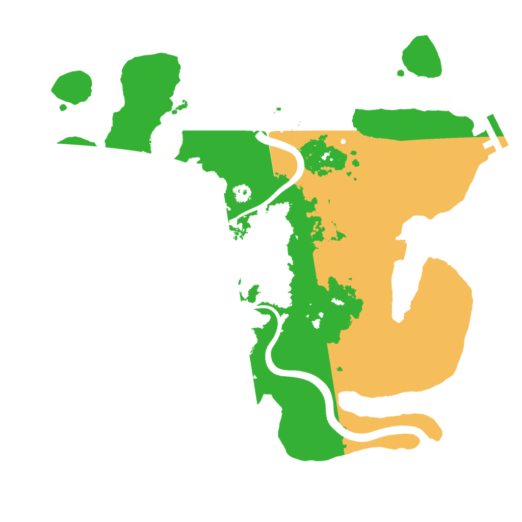 Biome Rust Map: Procedural Map, Size: 3000, Seed: 642233