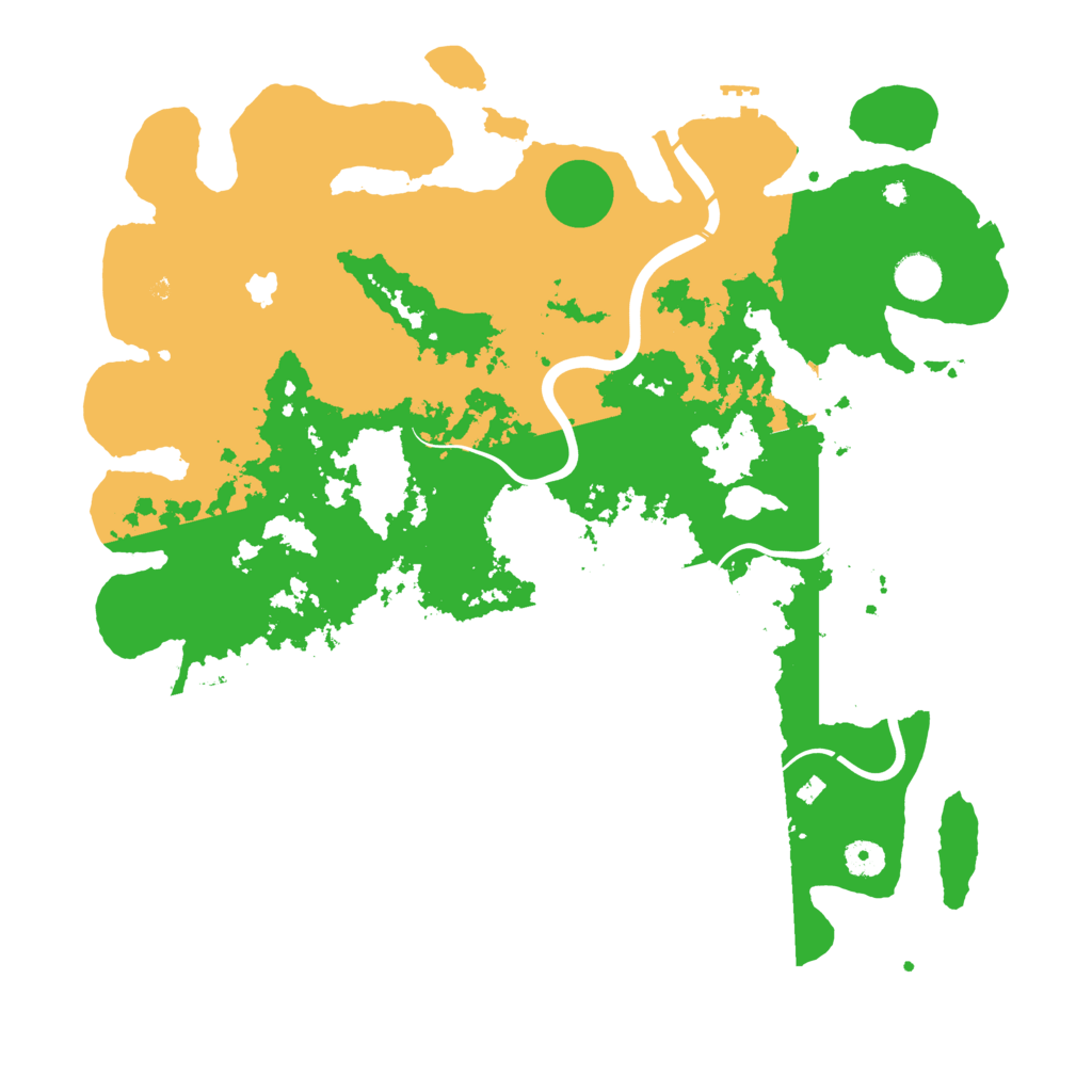Biome Rust Map: Procedural Map, Size: 4250, Seed: 492079979