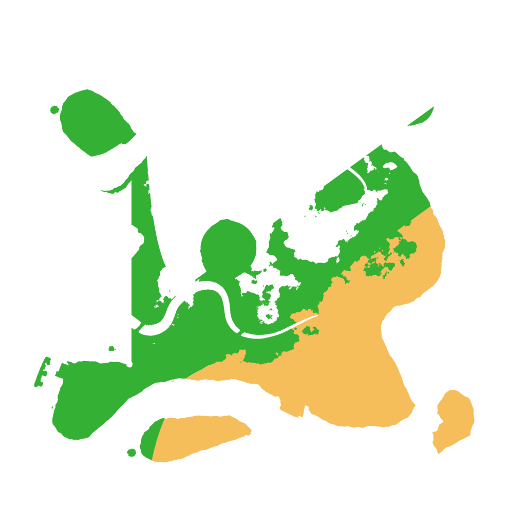Biome Rust Map: Procedural Map, Size: 2500, Seed: 99092030