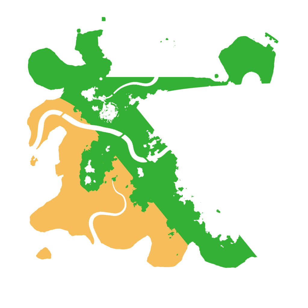 Biome Rust Map: Procedural Map, Size: 3000, Seed: 1711372733
