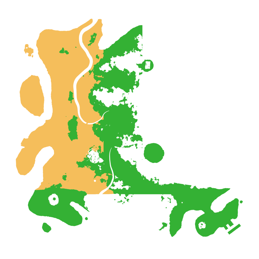Biome Rust Map: Procedural Map, Size: 3600, Seed: 2080023376