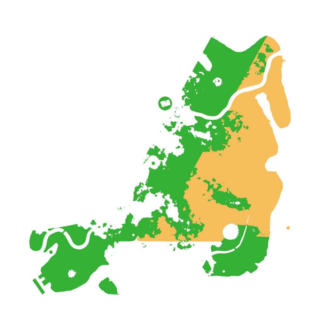 Biome Rust Map: Procedural Map, Size: 3750, Seed: 608680737