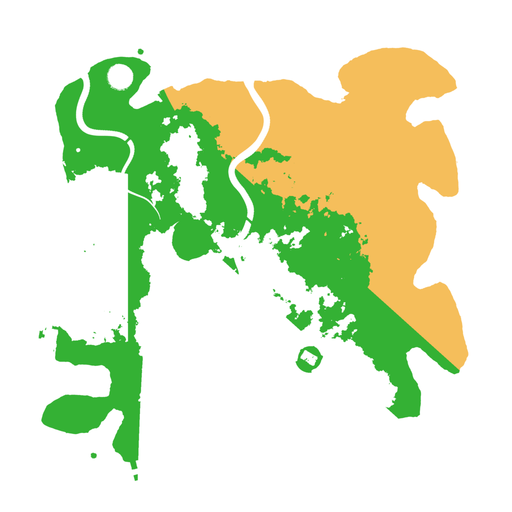 Biome Rust Map: Procedural Map, Size: 3500, Seed: 1113071