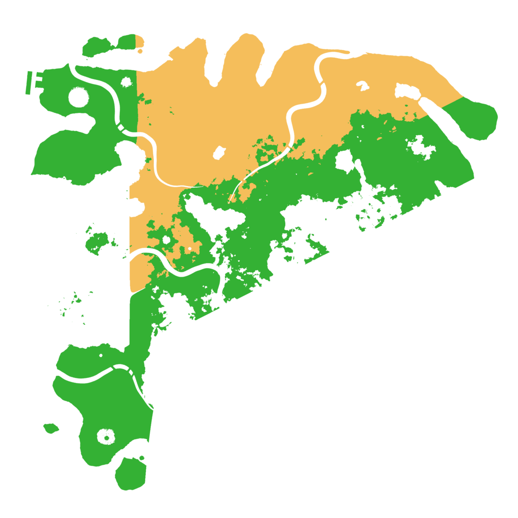 Biome Rust Map: Procedural Map, Size: 4500, Seed: 7521689