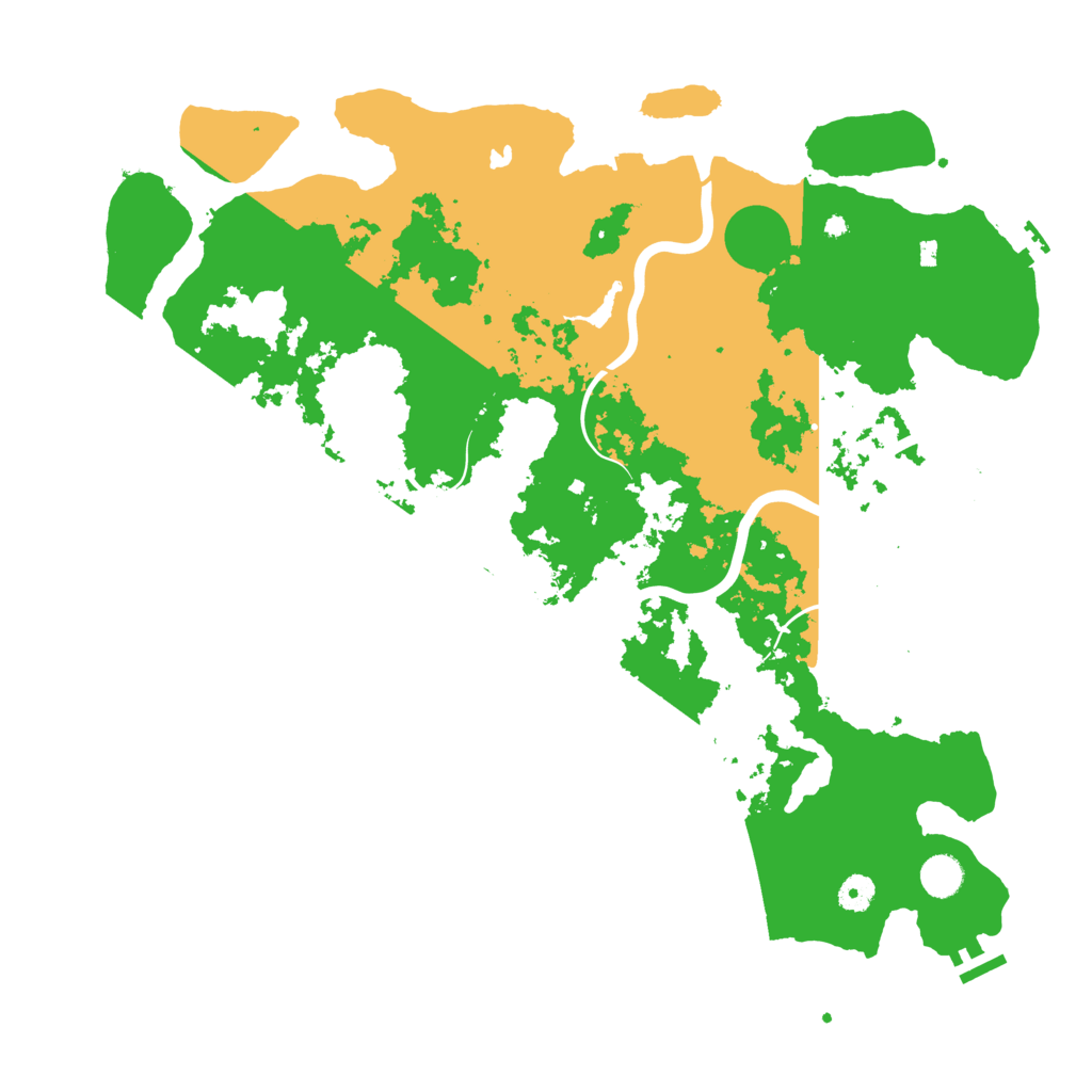 Biome Rust Map: Procedural Map, Size: 4500, Seed: 2039259958