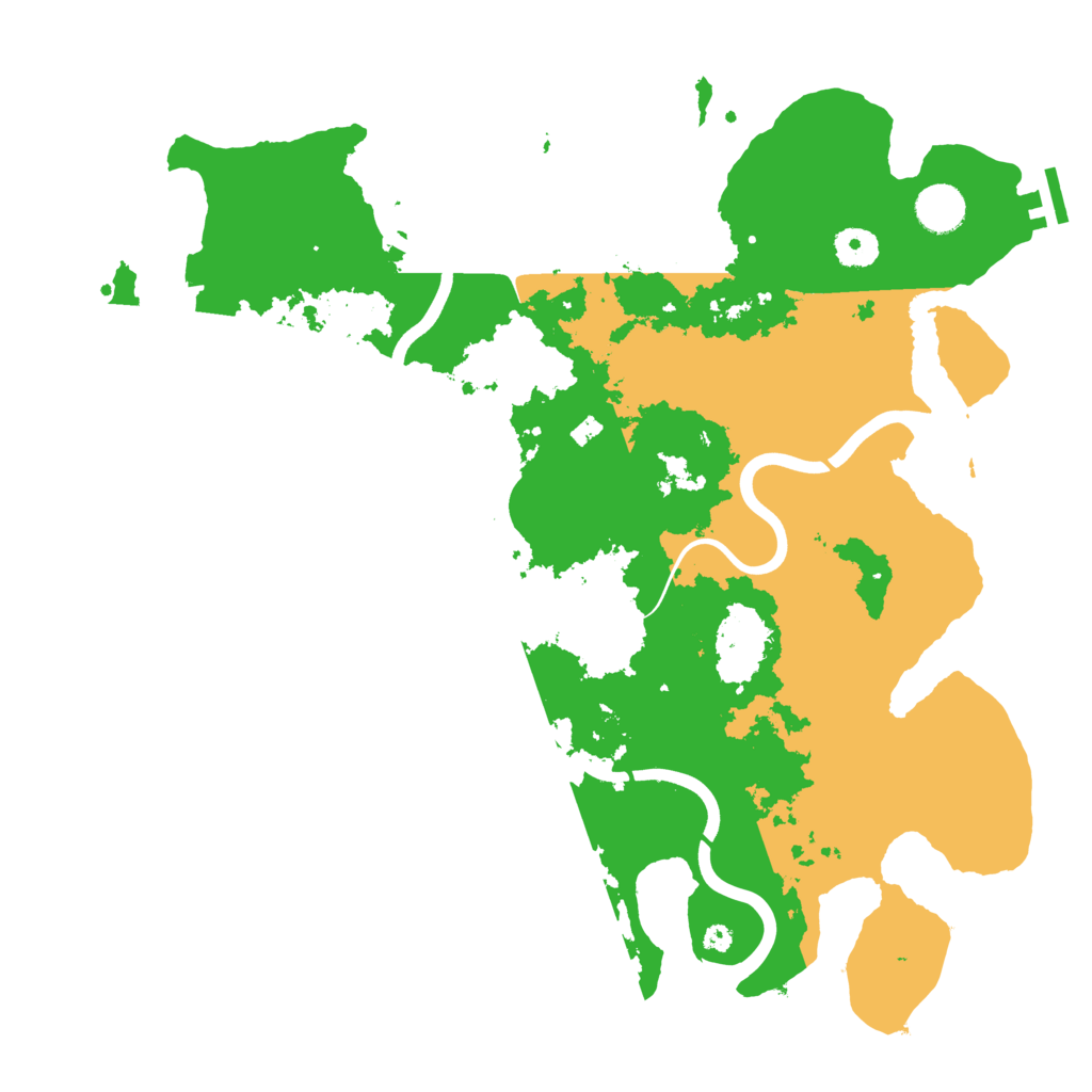 Biome Rust Map: Procedural Map, Size: 3900, Seed: 512348