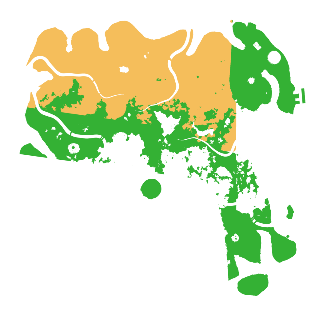 Biome Rust Map: Procedural Map, Size: 4250, Seed: 214535563