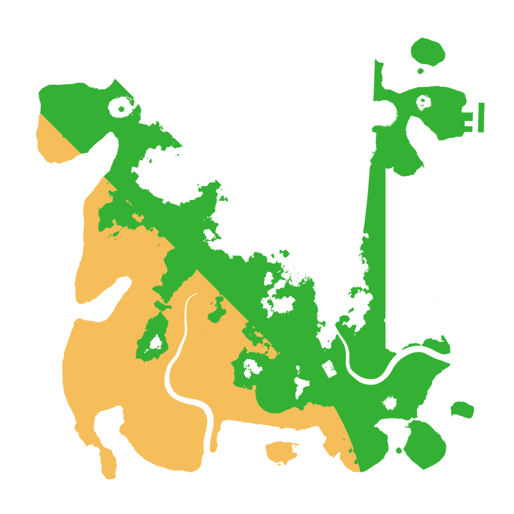 Biome Rust Map: Procedural Map, Size: 3500, Seed: 603871995