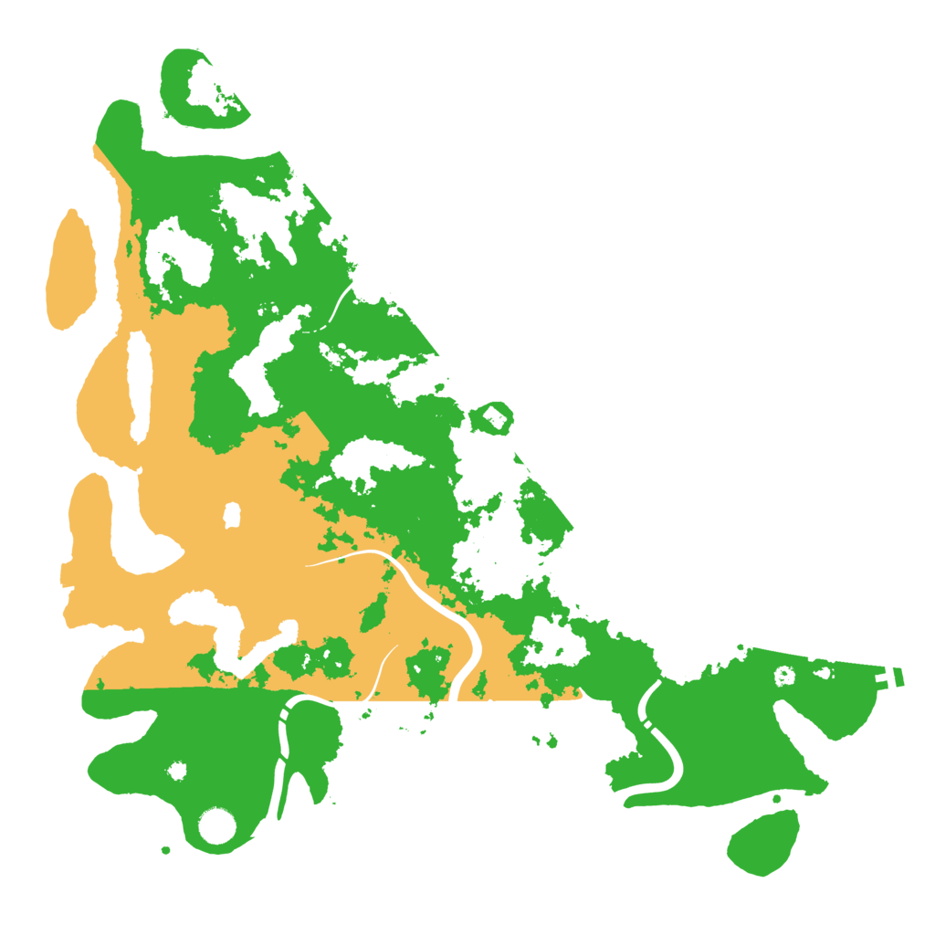 Biome Rust Map: Procedural Map, Size: 4500, Seed: 775642565