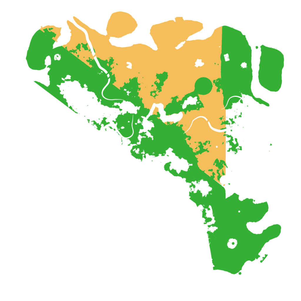 Biome Rust Map: Procedural Map, Size: 4500, Seed: 1193592623