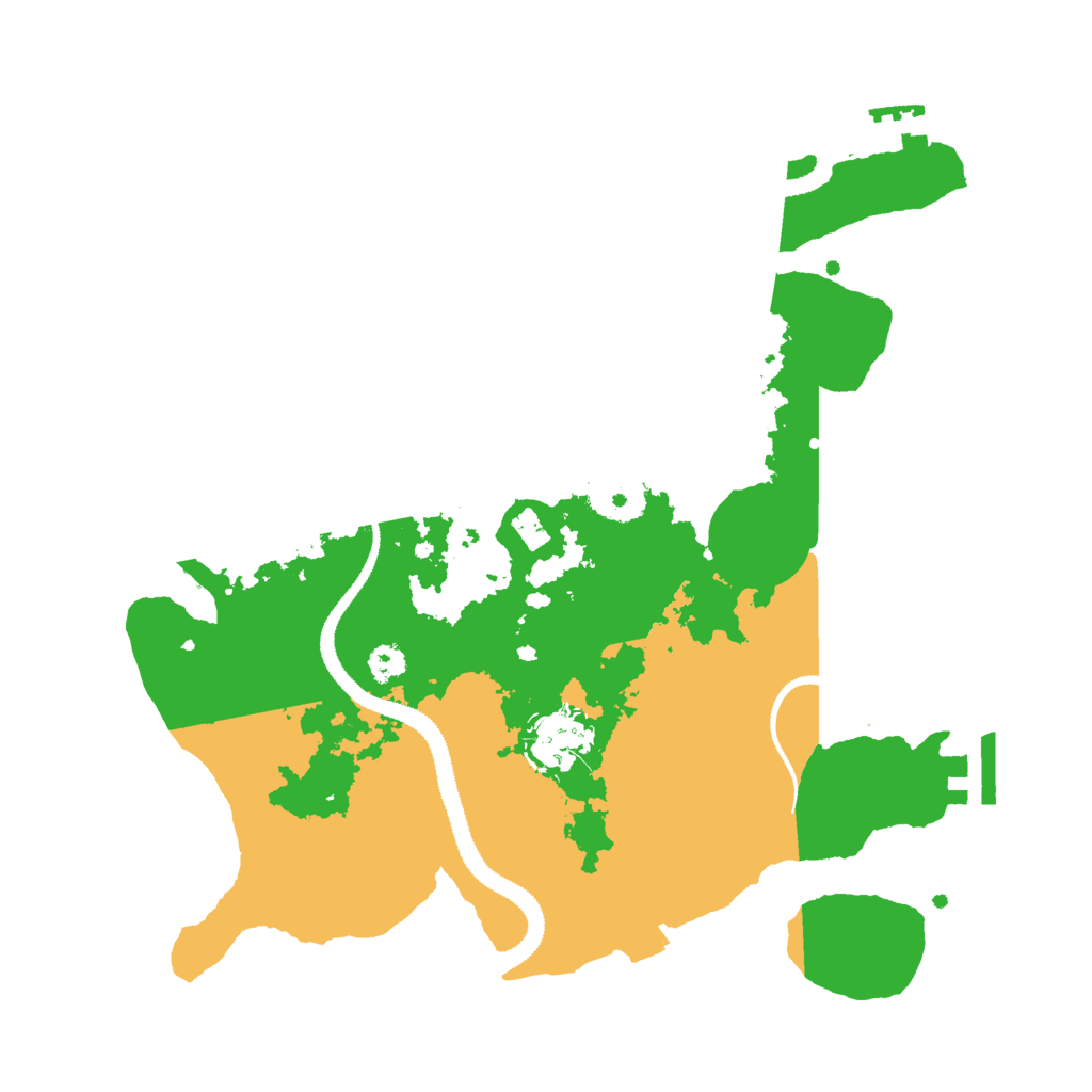 Biome Rust Map: Procedural Map, Size: 3000, Seed: 2003093