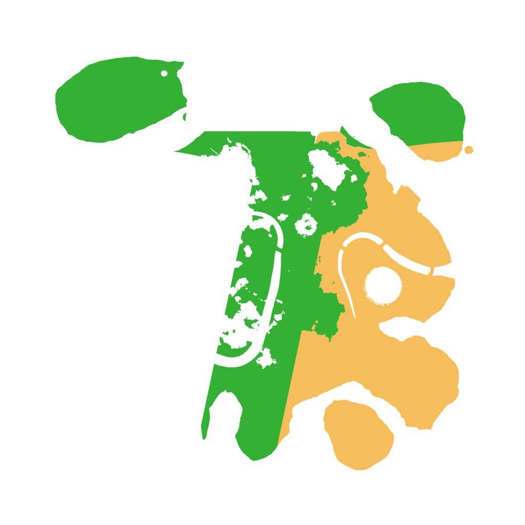 Biome Rust Map: Procedural Map, Size: 2499, Seed: 206163978