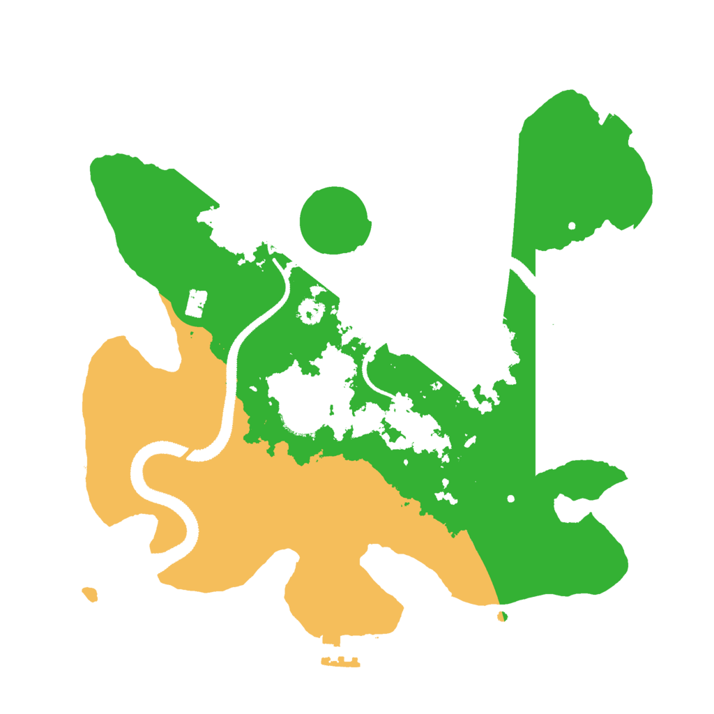 Biome Rust Map: Procedural Map, Size: 2800, Seed: 29842