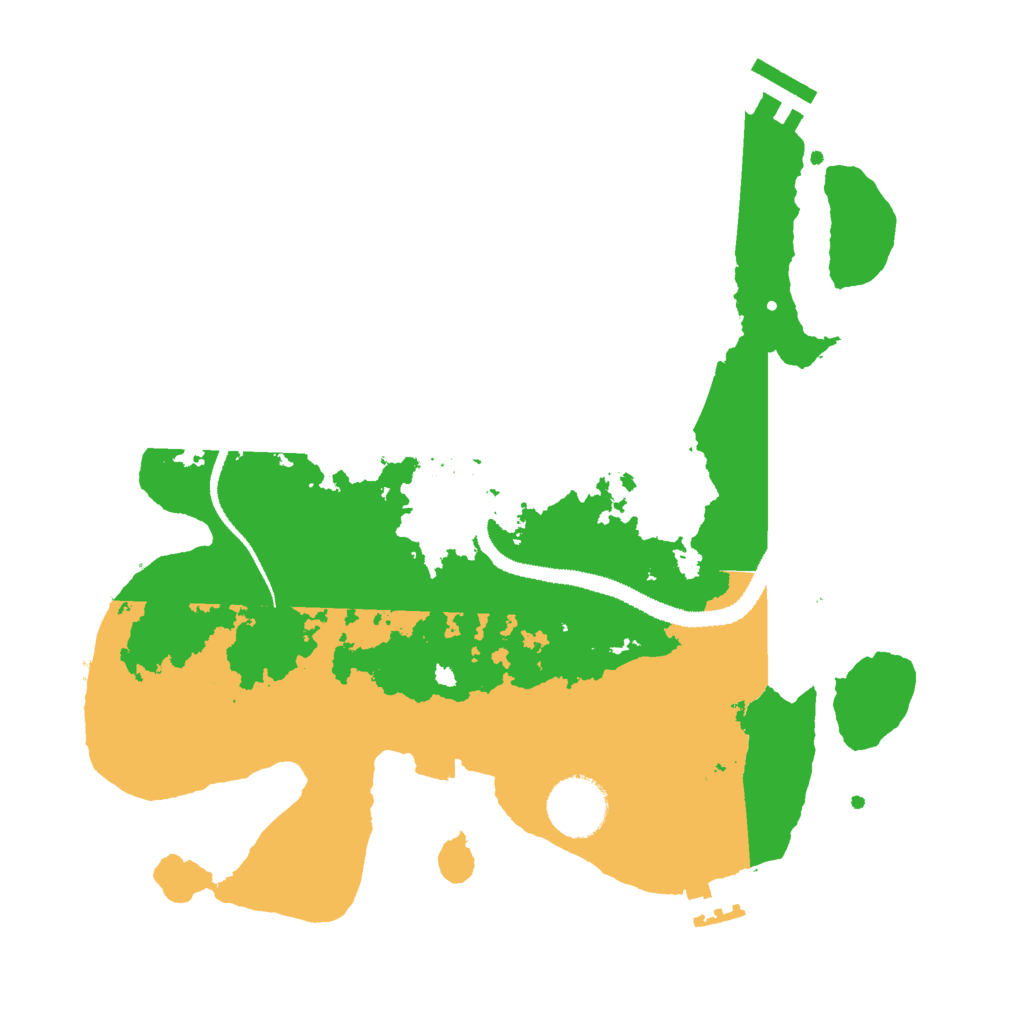 Biome Rust Map: Procedural Map, Size: 3000, Seed: 56873