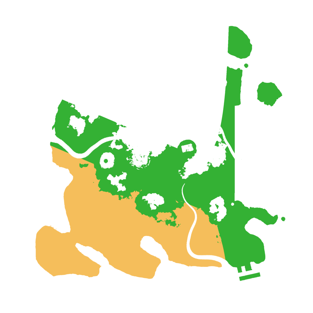 Biome Rust Map: Procedural Map, Size: 3000, Seed: 7329685