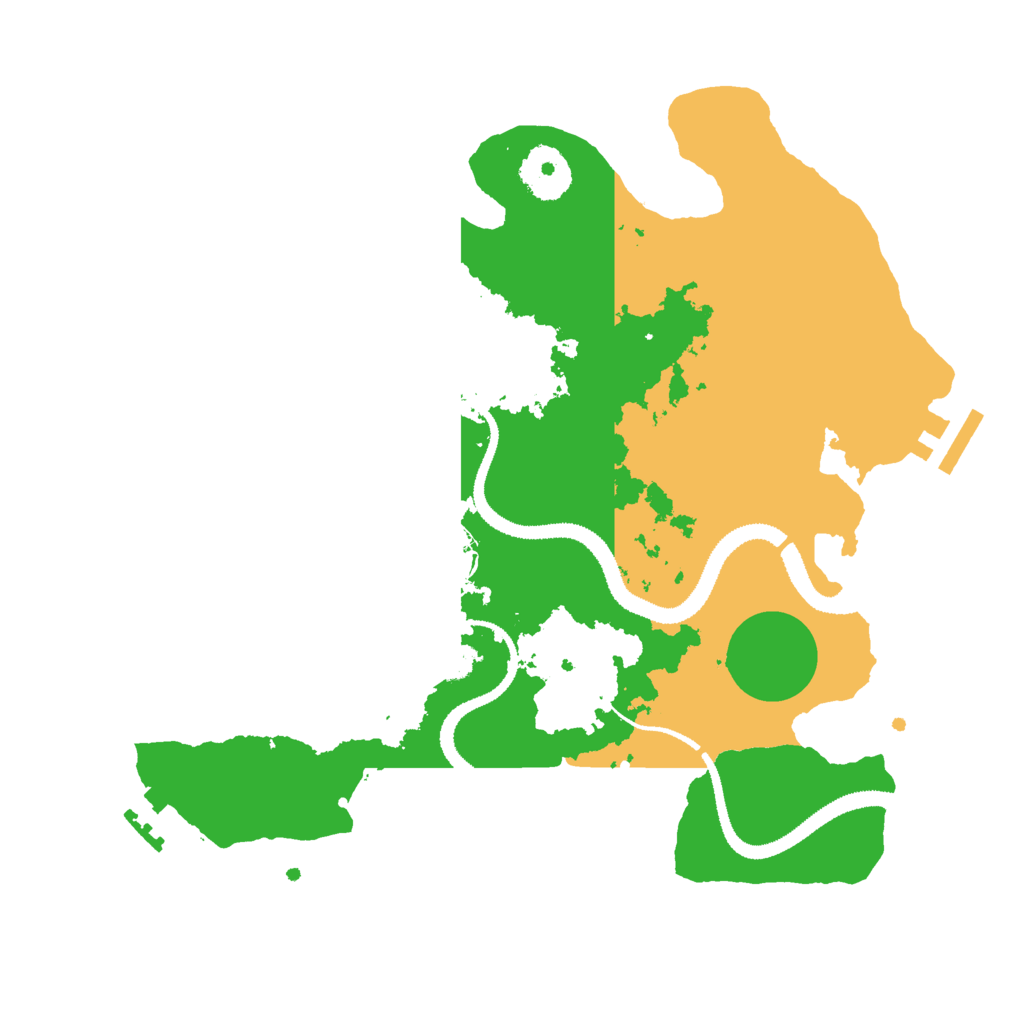 Biome Rust Map: Procedural Map, Size: 3000, Seed: 11967