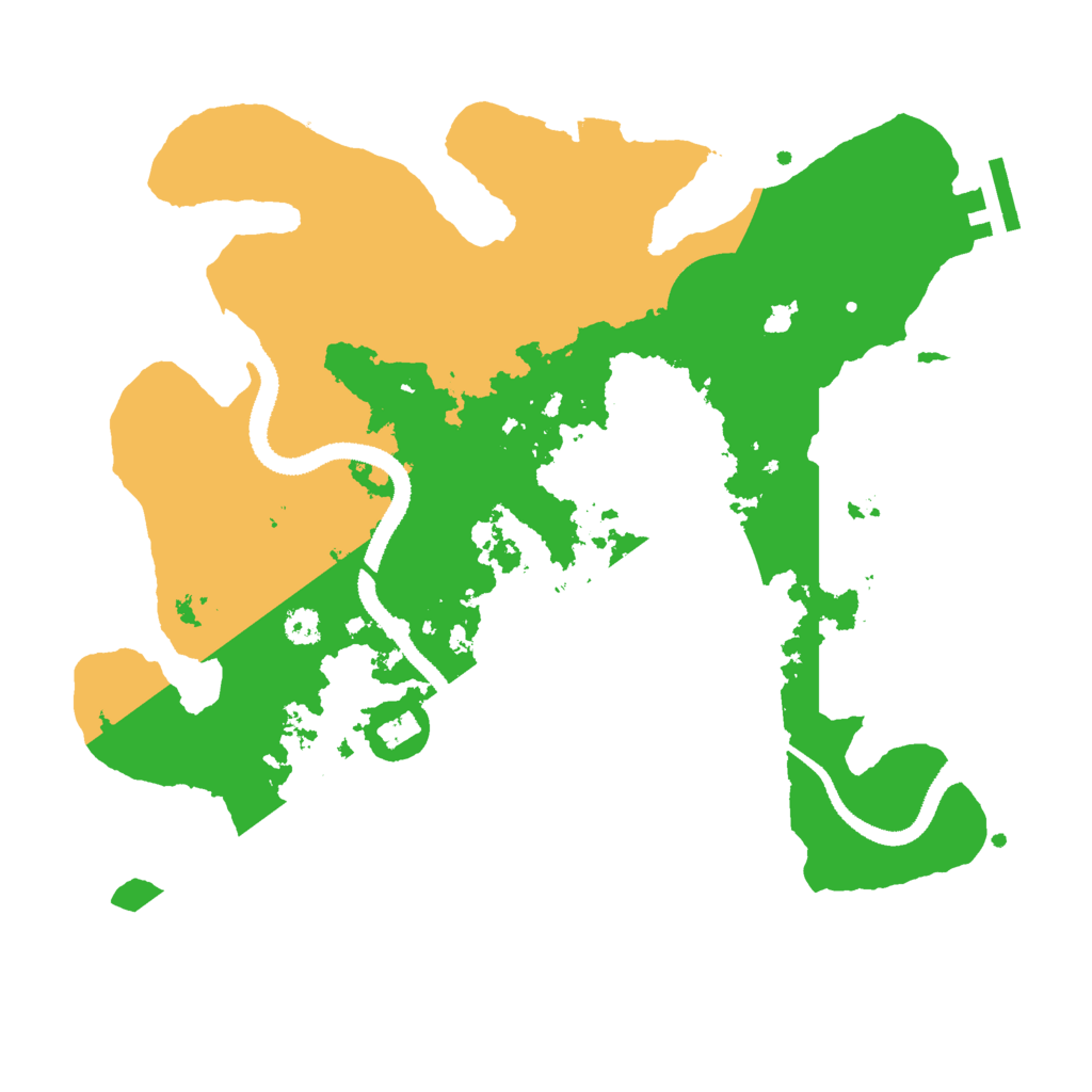 Biome Rust Map: Procedural Map, Size: 3000, Seed: 1042598