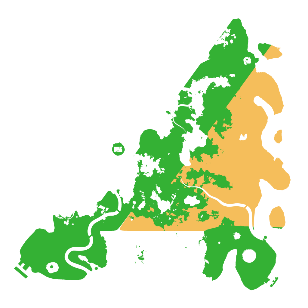 Biome Rust Map: Procedural Map, Size: 4000, Seed: 85699800