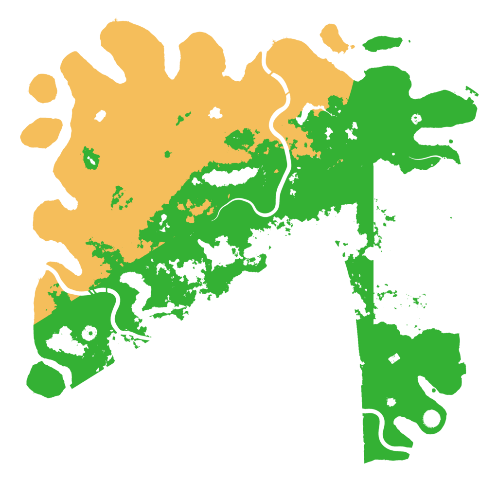 Biome Rust Map: Procedural Map, Size: 5000, Seed: 80139037