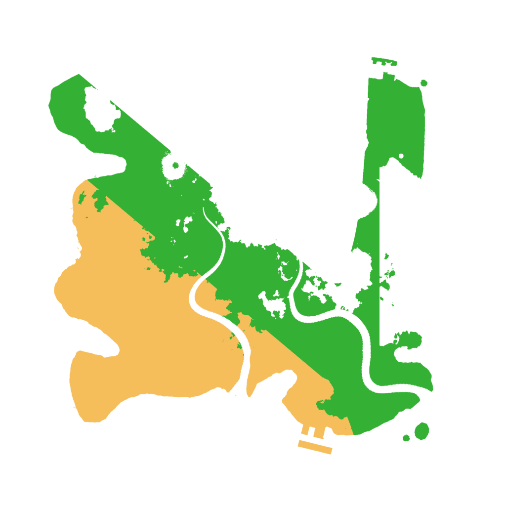 Biome Rust Map: Procedural Map, Size: 3000, Seed: 874704876