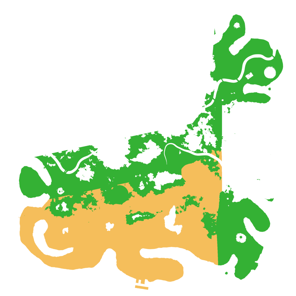 Biome Rust Map: Procedural Map, Size: 4500, Seed: 5748