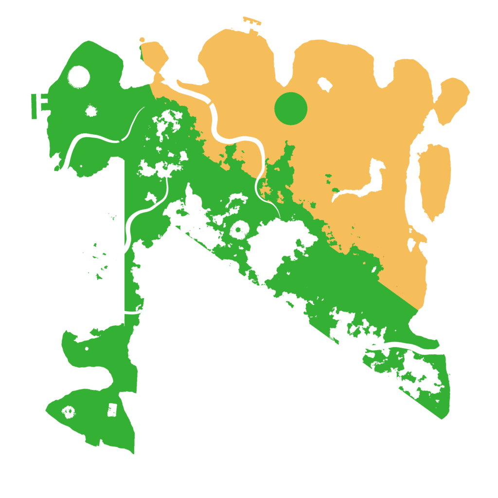 Biome Rust Map: Procedural Map, Size: 4000, Seed: 169818890